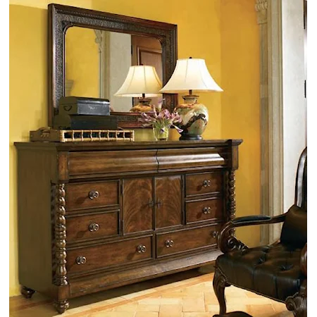 Quintanilla Door Dresser and Gran Via Landscape Mirror